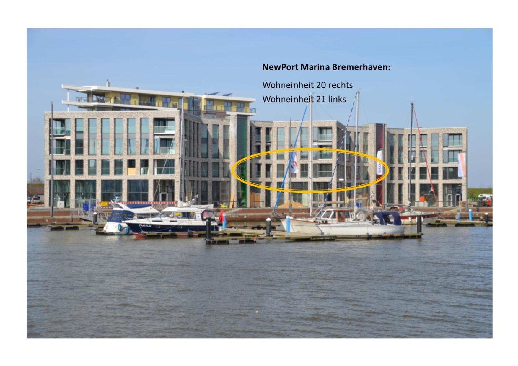 Ferienwohnung Neuer Hafen Marina Bremerhaven Dış mekan fotoğraf
