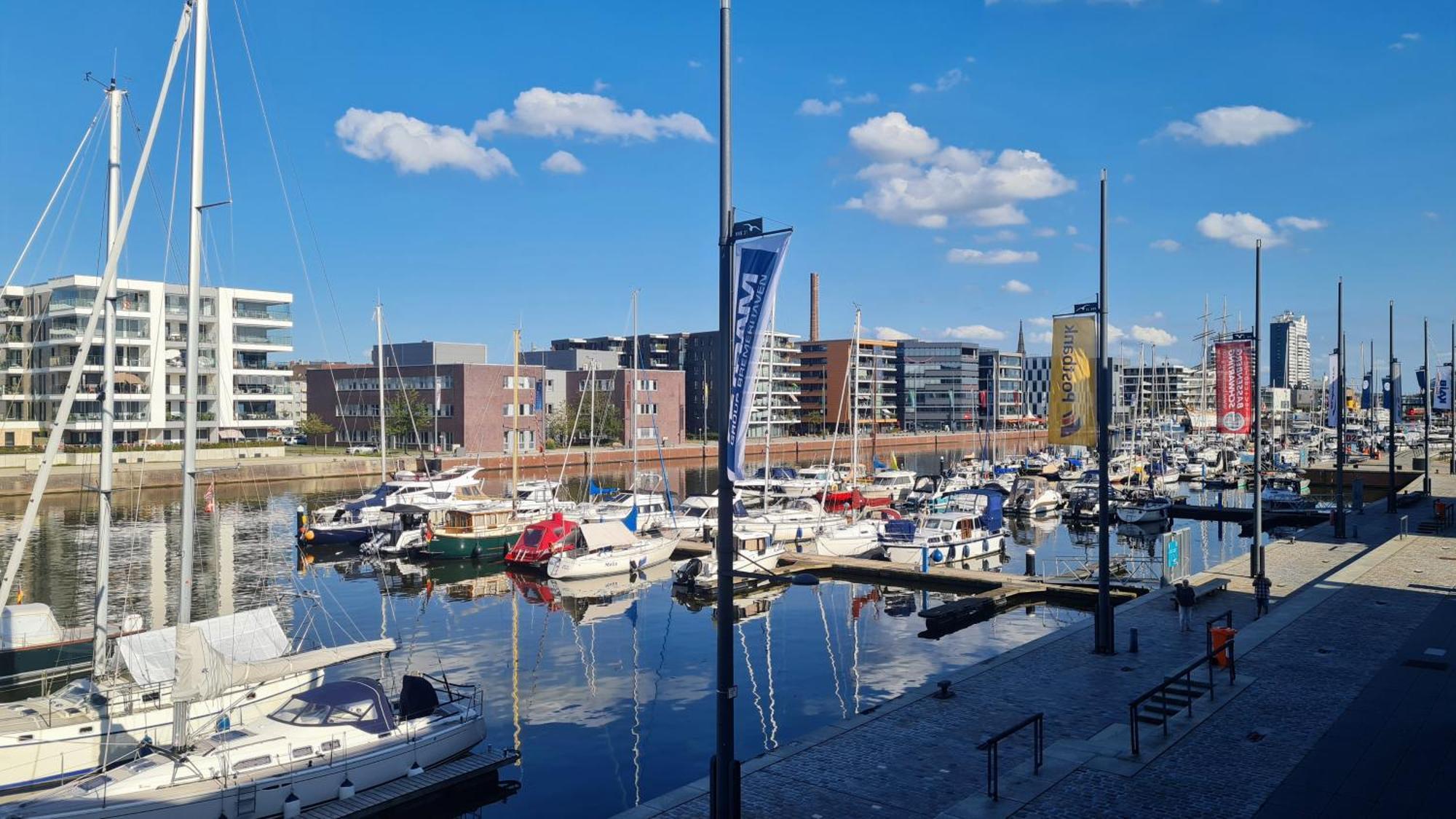 Ferienwohnung Neuer Hafen Marina Bremerhaven Dış mekan fotoğraf